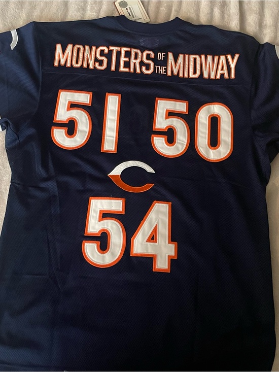 Mitchell & Ness Other - Mitchell & Ness Adult Navy Chicago Bears 'Monsters of the Midway' Jersey
